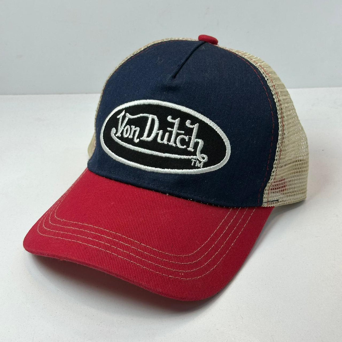 GORRA VON DUTCH AZUL/ROJO