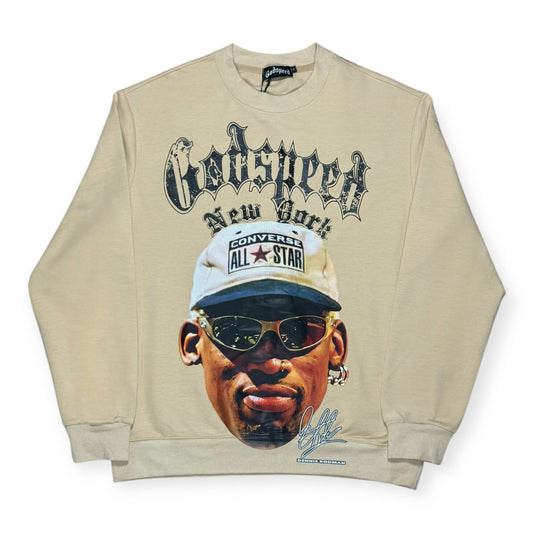 CREW NECK GODSPEED NEW YORK BEIGE