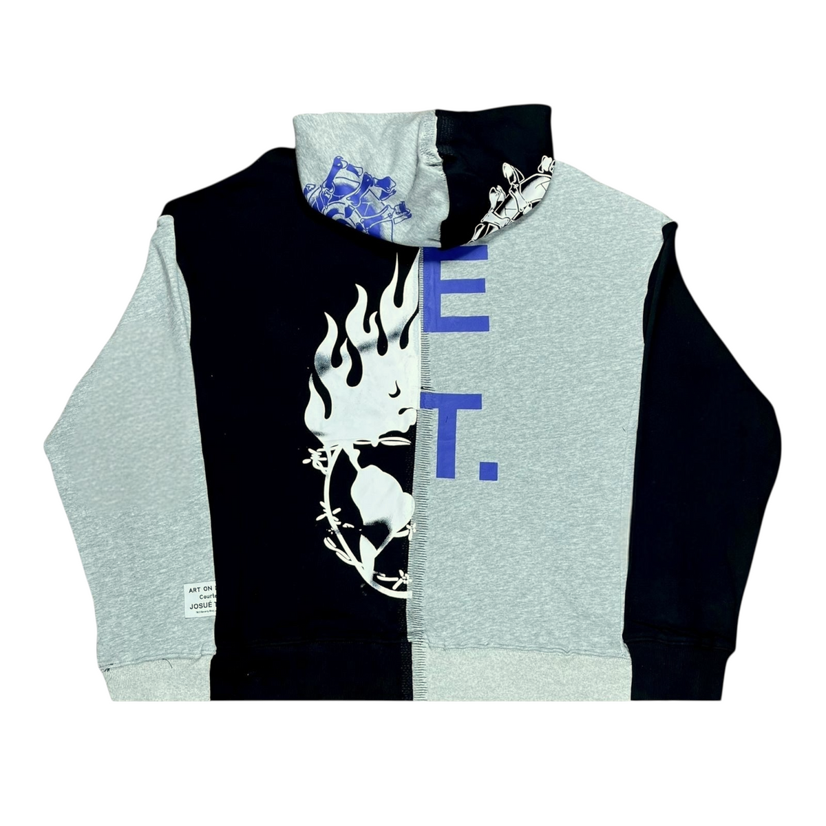 HOODIE GALLERY DEPT DUAL NEGRO/GRIS
